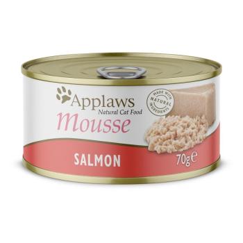 24x70g Applaws Mousse nedves macskatáp- Lazac kép