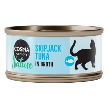 24x70g Cosma Nature nedves macskatáp - Skipjack tonhal kép