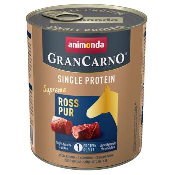 24x800g Animonda GranCarno Adult Single Protein Supreme nedves kutyatáp- Ló Pur kép