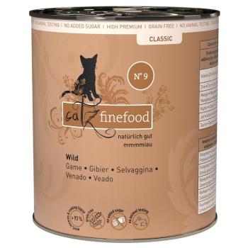 24x800g catz finefood Vad nedves macskatáp konzerv kép