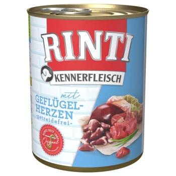 24x800g RINTI ínyenceknek nedves kutyatáp- Szárnyasszív kép