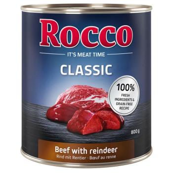 24x800g Rocco Classic nedves kutyatáp- Marha & rénszarvas kép