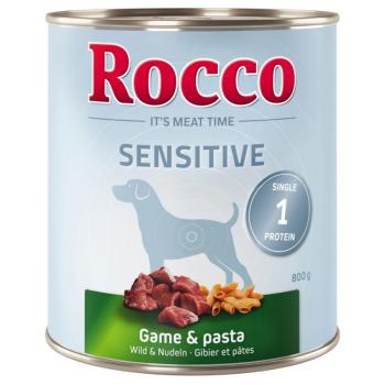 24x800g Rocco Sensitive vad & tészta nedves kutyatáp kép