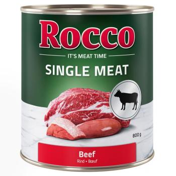 24x800g Rocco Single Meat Marha nedves kutyatáp kép