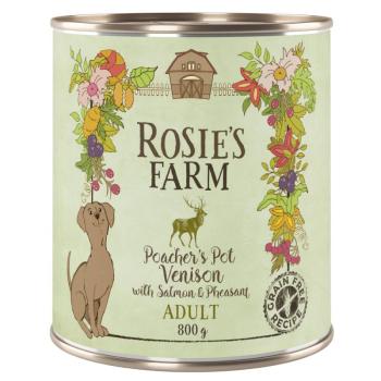 24x800g Rosie's Farm Adult nedves kutyatáp- Vad, fácán & lazac kép