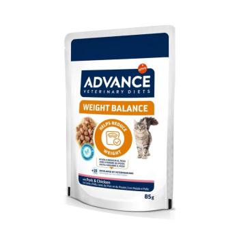 24x85g Advance Veterinary Diets Cat Weight Balance nedves macskatáp kép