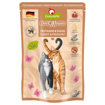 24x85g Granatapet DeliCatessen pulyka & fácán nedves macskatáp kép