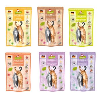 24x85g Granatapet DeliCatessen tasakos nedves macskatáp vegyesen kép