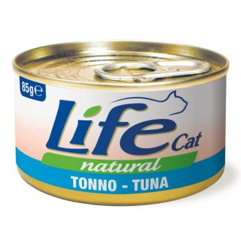 24x85g LifeCat Natural Adult Tonhal nedves macskaeledel kép