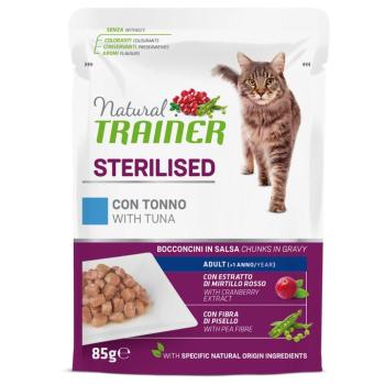 24x85g Natural Trainer Adult Sterilised macska nedvestáp - Tonhal kép