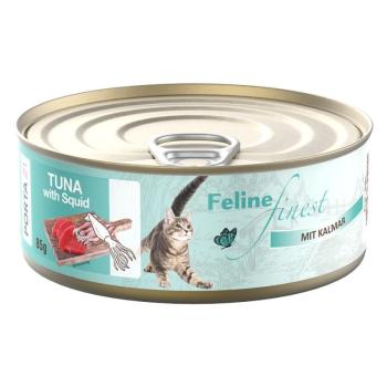 24x85g Porta21 Feline Finest Tonahal & tintahal nedves macskatáp kép