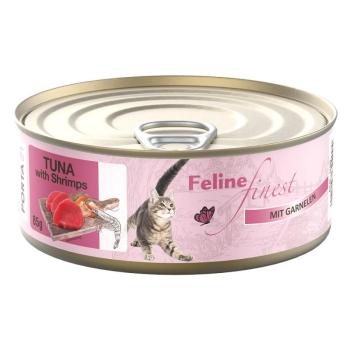 24x85g Porta21 Feline Finest Tonhal & garnéla nedves macskatáp kép