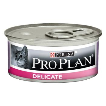 24x85g Pro Plan Cat Delicate pulyka nedves macskatáp konzerv kép