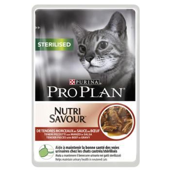 24x85g Pro Plan Sterilised marha nedves macskatáp kép