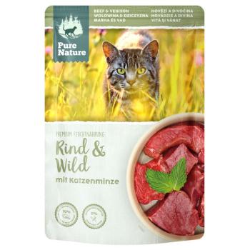 24x85g Pure Nature Feline Marha & vad nedves macskaeledel kép