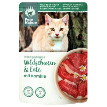 24x85g Pure Nature Feline Vaddisznó & kacsa nedves macskaeledel kép