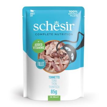 24x85g Schesir Complete Nutrition Filet tonhal aszpikban nedves macskatáp kép