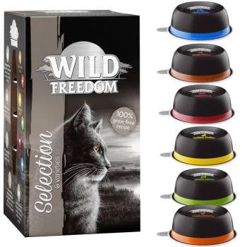 24x85g Wild Freedom Adult tálcás nedves macskatáp- Vegyes csomag kép