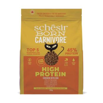 255g Schesir Born Carnivore High Protein csirke & tojás száraz macskatáp kép