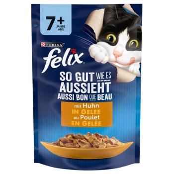 26x85g Felix Fantastic Senior csirke nedves macskatáp kép