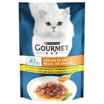 26x85g Gourmet Perle Csirke szószos élvezet nedves macskatáp kép