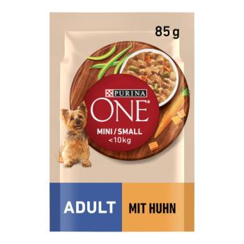 26x85g PURINA ONE Mini Adult csirke nedves kutyaeledel kép