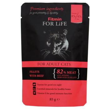 28x85g Fitmin Cat For Life Adult Marha nedves macskatáp kép