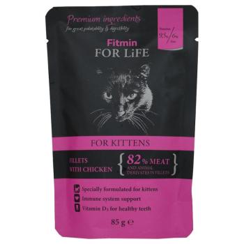 28x85g Fitmin Cat For Life Kitten nedves macskatáp kép