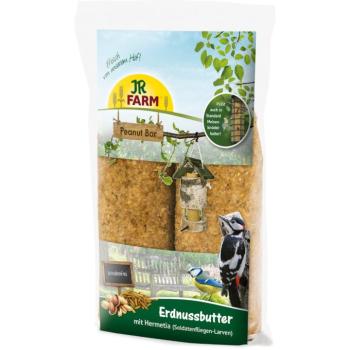 2db (2x350g) Extra utántöltő: JR Garden Peanut Bar földimogyoró szelet, mogyoróvajas lárvák (torony NÉLKÜL), étrend-kiegészítő eledel vadon élő madaraknak kép