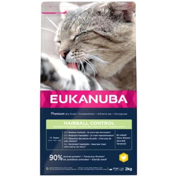 2kg Eukanuba Hairball Control Adult száraz macskatáp kép