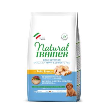 2kg Natural Trainer Puppy & Junior Small & Toy csirke száraz kutyatáp kép