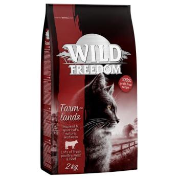 2kg Wild Freedom Adult "Farmlands" gabonamentes száraz macskatáp - marha kép