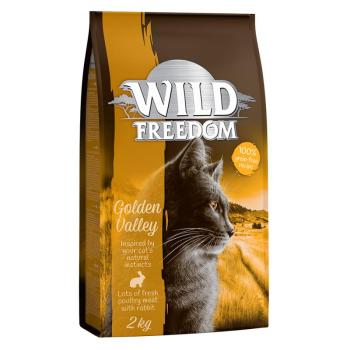 2kg Wild Freedom Adult "Golden Valley" gabonamentes - nyúl száraz macskatáp kép