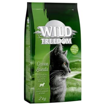 2kg Wild Freedom Adult 'Green Lands' gabonamentes - bárány száraz macskatáp kép