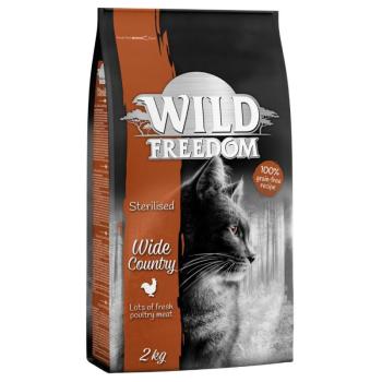 2kg Wild Freedom Adult "Wide Country" Sterilised gabonamentes - szárnyas száraz macskatáp kép