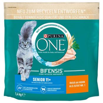 2x1,4 kg PURINA ONE Senior 11+ száraz macskatáp kép