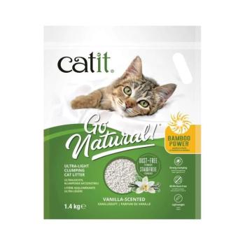 2x1,4kg Catit Go Natural! bambusz macskaalom vanília illattal kép