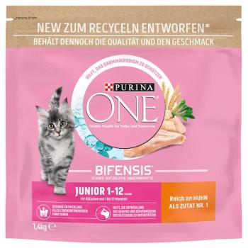 2x1,4kg PURINA ONE Junior száraz macskatáp kép