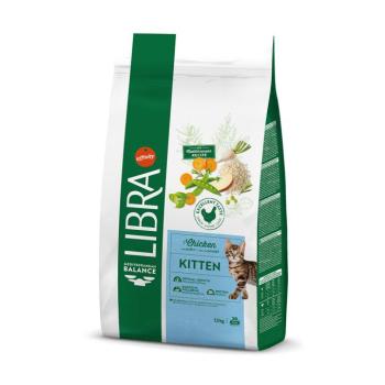 2x1,5kg Libra Cat Kitten csirke száraz macskatáp kép
