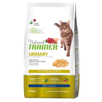 2x1,5kg Natural Trainer Adult Urinary csirke száraz macskatáp kép