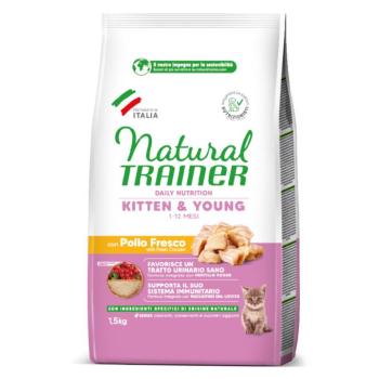 2x1,5kg Natural Trainer Kitten száraz macskatáp kép