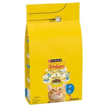 2x1,5kg PURINA Friskies Adult Cat lazac & zöldség száraz macskatáp kép
