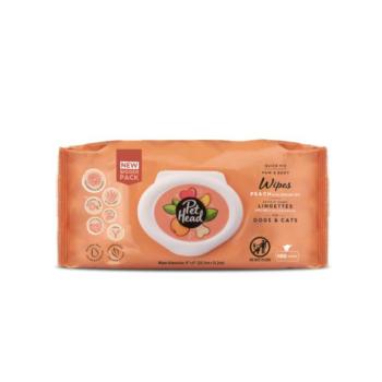 2x100db Pet Head Quick Fix Wipes törlőkendő kutyáknak, macskáknak kép
