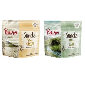 2x100g Purizon snacks vegyes próbacsomag- Csirke hallal / bárány hallal kép