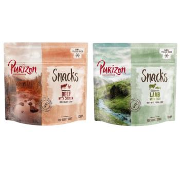 2x100g Purizon snacks vegyes próbacsomag- Marha csirkével / bárány hallal kép