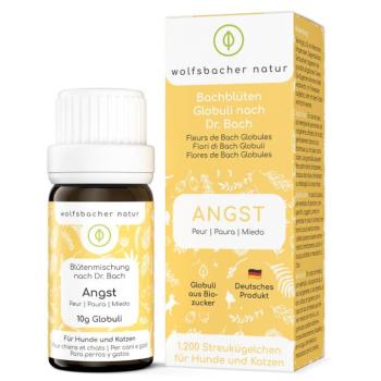 2x10g Wolfsbacher Natur Bachblüten félelem étrend-kiegészítő eledel (globulik) kutyáknak,macskáknak kép