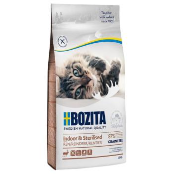 2x10kg Bozita gabonamentes Indoor & Sterilised rénszarvas száraz macskatáp kép