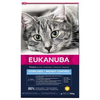 2x10kg Eukanuba Sterilised / Weight Control Adult száraz macskatáp kép