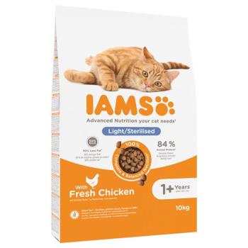 2x10kg IAMS for Vitality Cat Adult Sterilised csirke száraz macskatáp kép