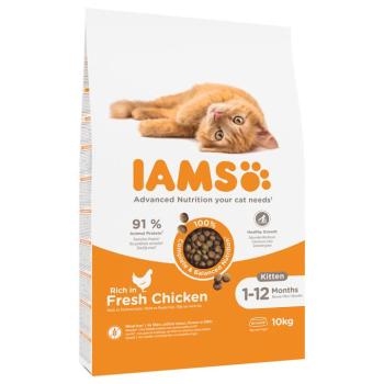 2x10kg Iams for Vitality Kitten csirke száraz macskatáp kép